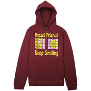 Sudadera Con Capucha Bessel Friends Burgundy