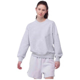 Sudadera Adidas Soft Lux Loose "Light Grey Heather"