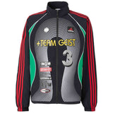 Chaqueta De Chandal Adidas Teamgeist Moto "Black/Green/Better Scarlet"