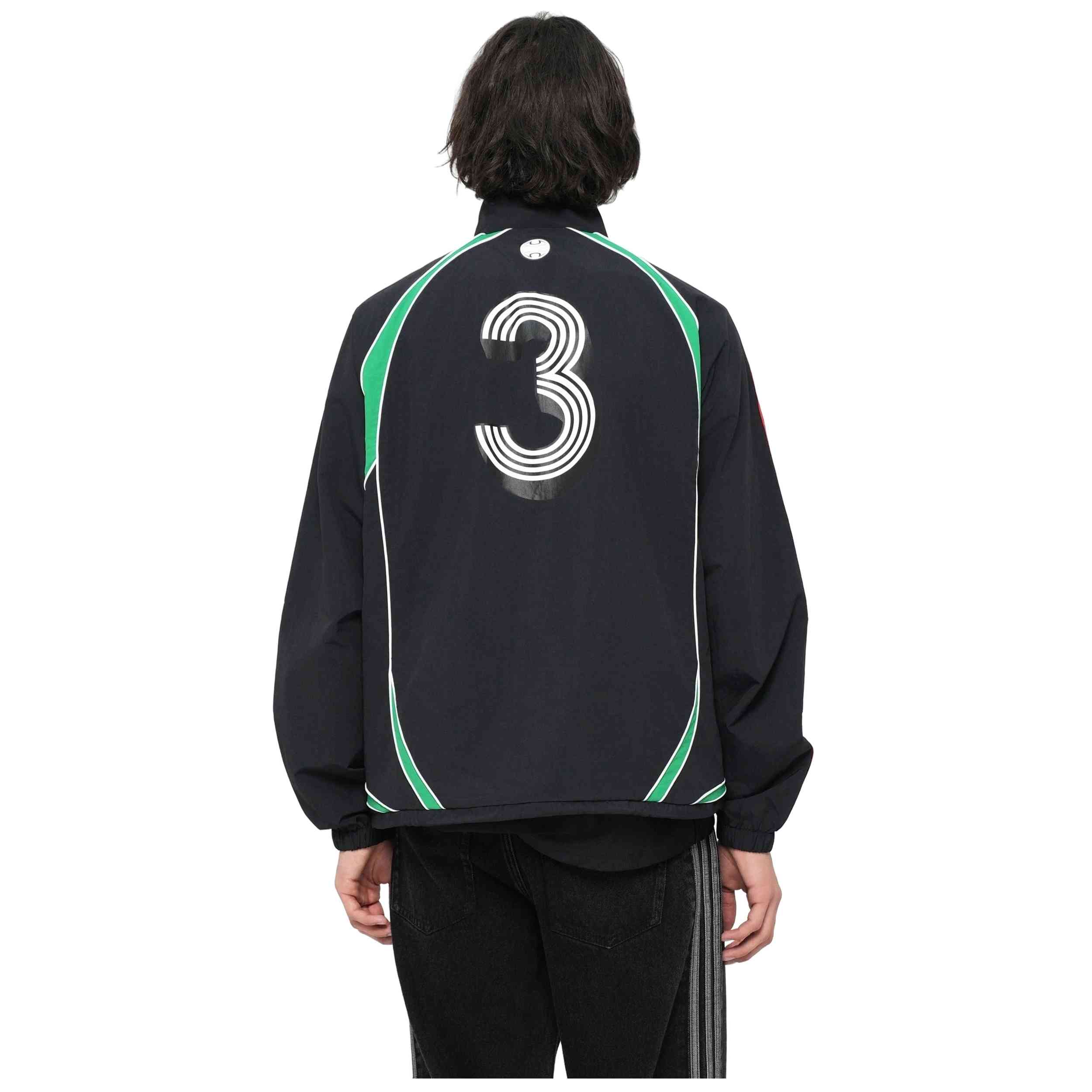 Chaqueta De Chandal Adidas Teamgeist Moto "Black/Green/Better Scarlet"