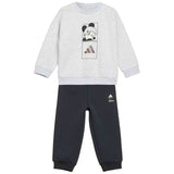 Conjunto Para Bebe Adidas Disney Mickey Mouse Jogger "Light Grey Heather / Off White"