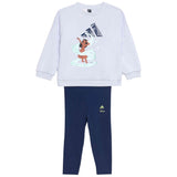 Conjunto Para Bebe Adidas Disney Jogger Set "Frozen Purple / Semi Frozen Lemon"