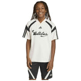 Camiseta De Manga Corta Adidas Camiseta Adidas House Of Tiro Manga Corta Blanco Puro Negro Junior