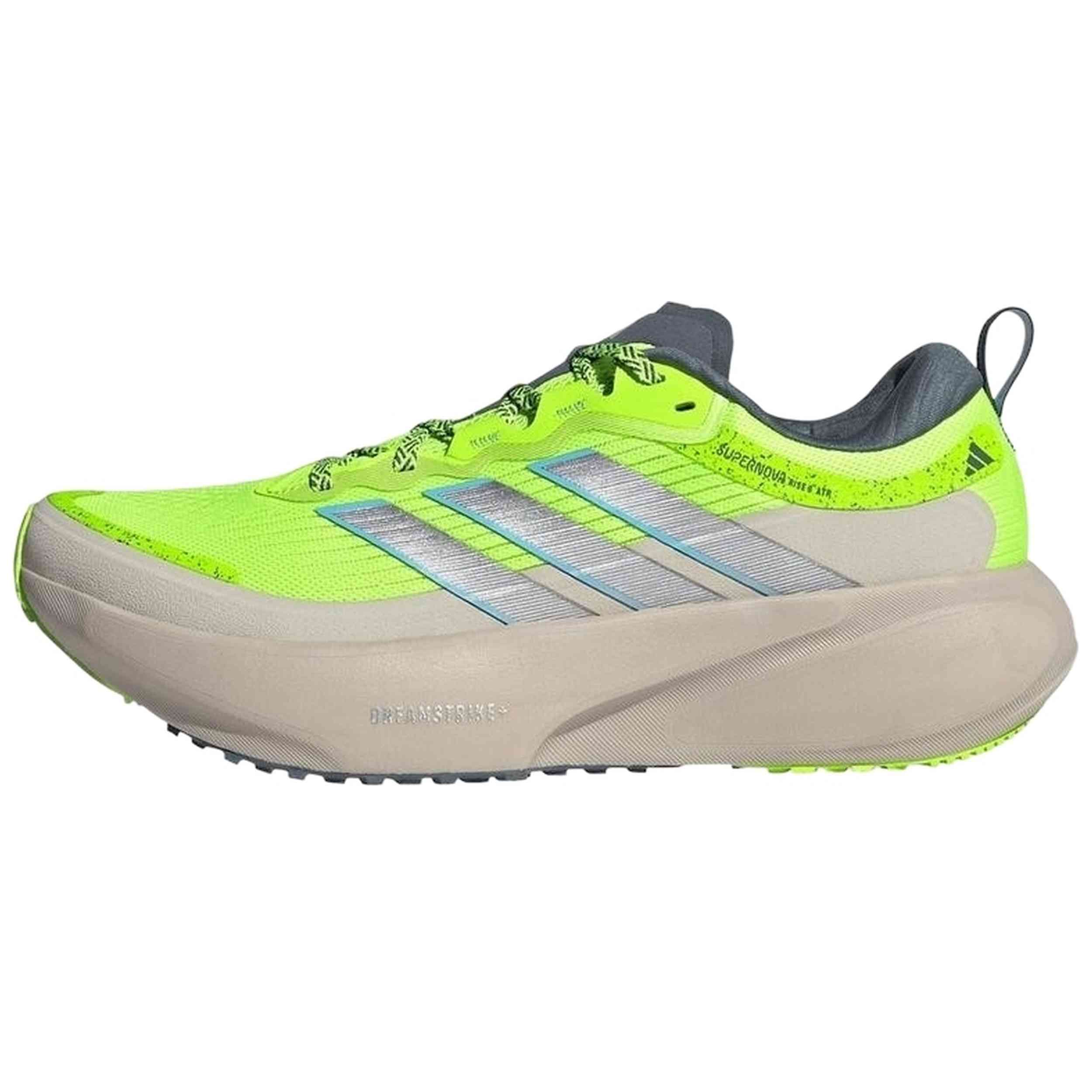 Zapatillas De Running Adidas Supernova Rise 3 Atr "Signal Green / Matte Silver / Blue Oxide"