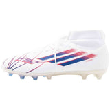 Botas De Futbol Adidas F50 Sparkfusion League Mid-Cut Fg "Cloud White / Royal Blue / Lucid Red"