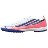Botas De Futbol Adidas F50 Hyperfast League Tf "Cloud White / Solar Purple / Solar Turbo"
