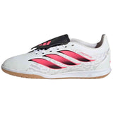 Botas De Futbol Sala Adidas Predator Club Fold-Over Tongue Sala Indoor Football Boots Kids "White/Black/Pink"