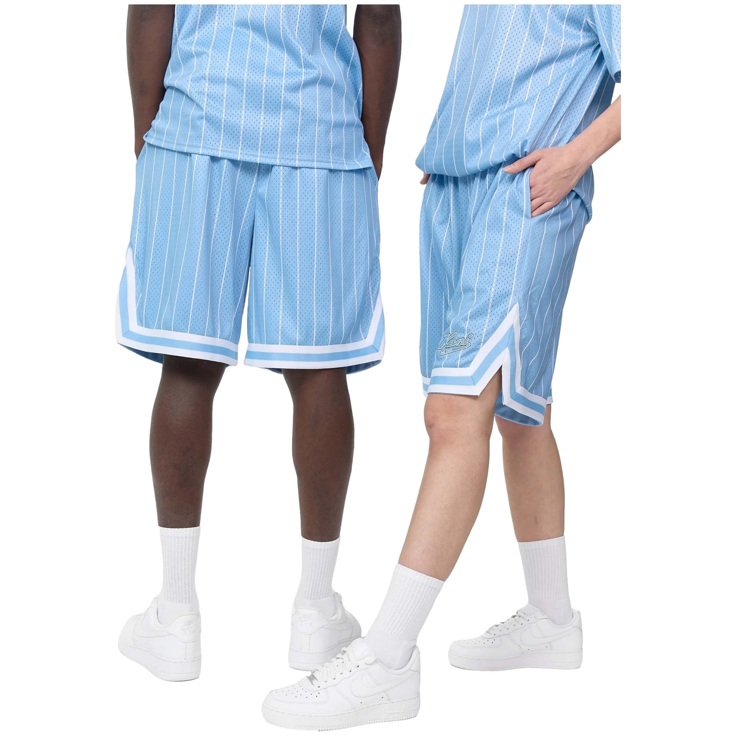 Pantalon Corto Karl Kani Varsity Pinstripe Mesh Shorts