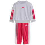 Chandal Completo Adidas Essentials Joggers Set Kids "Light Grey Heather / Power Pink"