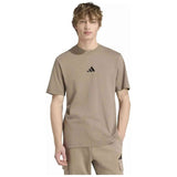 Camiseta De Manga Larga Adidas Essentials Small Logo "Khaki Six / Black"