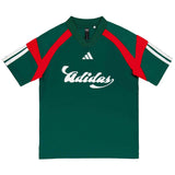 Camiseta De Manga Corta Adidas House Of Tiro T Shirt "Team Dark Green / White / Better Scarlet"