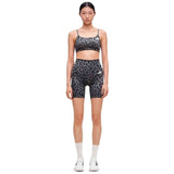 Top Adidas Optime Essentials 3 Stripes Leopard Light Support Bra
