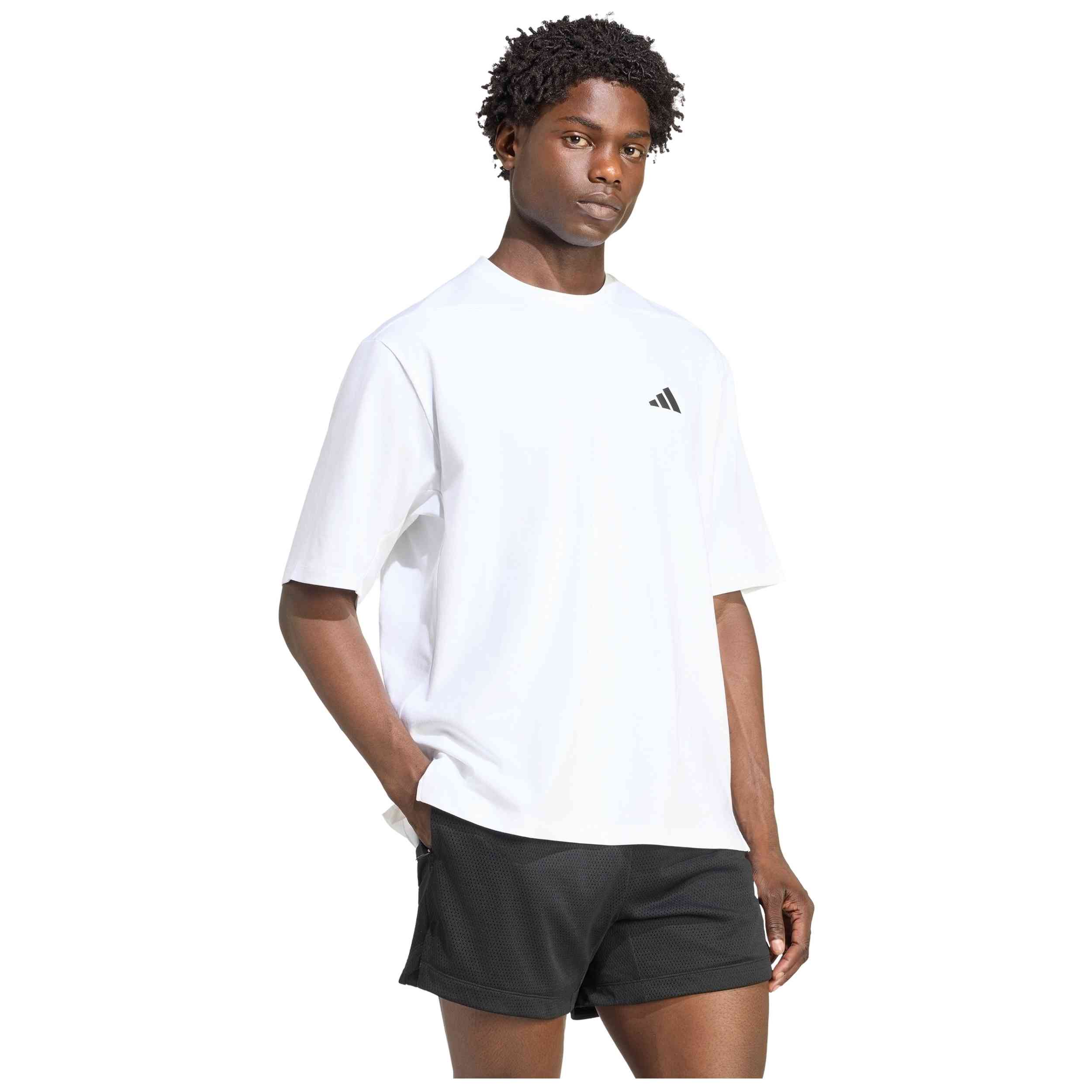 Camiseta De Manga Corta Adidas Primelift Essentials Workout Graphics "Blanco"