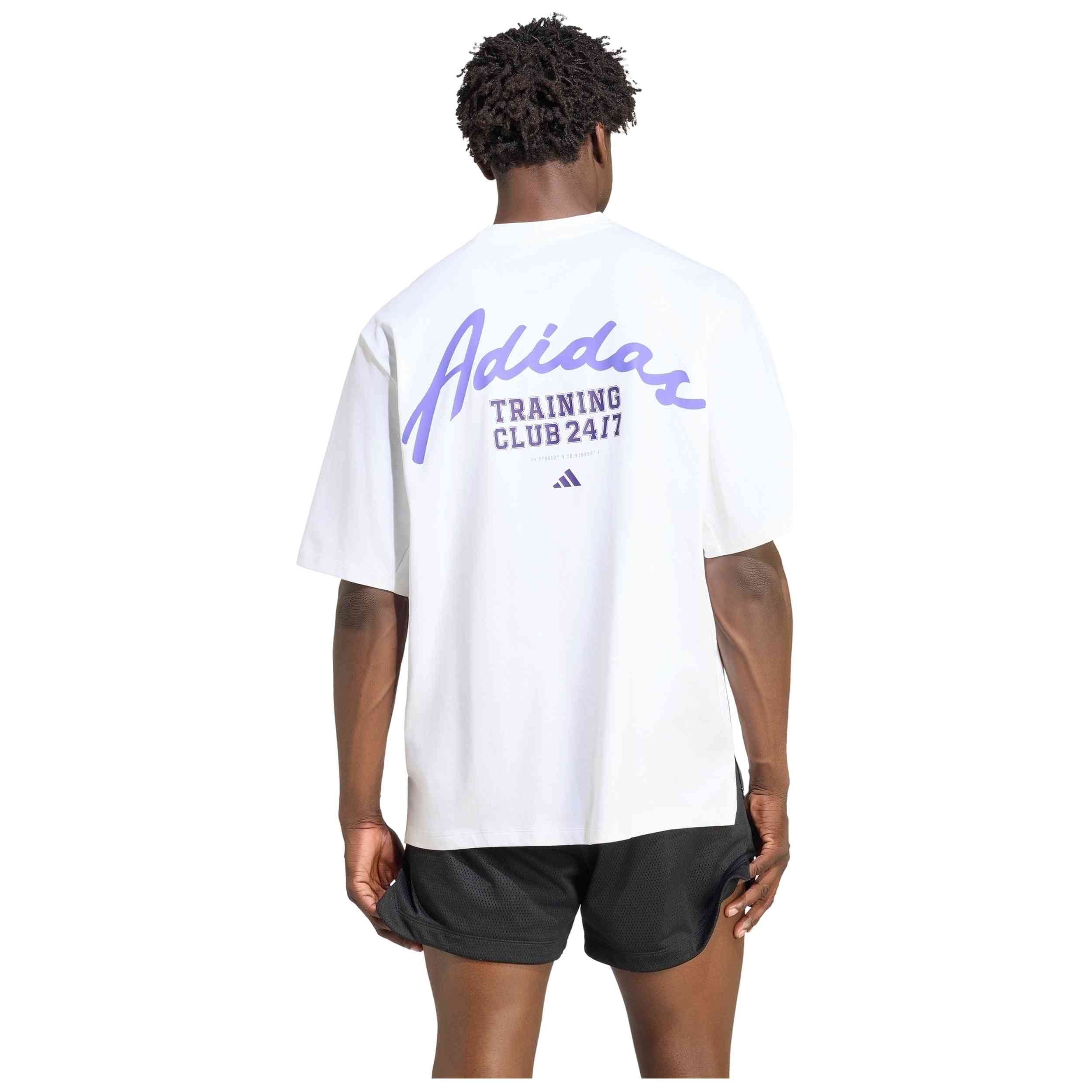 Camiseta De Manga Corta Adidas Primelift Essentials Workout Graphics "Blanco"