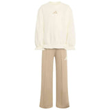 Chandal Completo Adidas Seasonals Ruffles Sweatset Little Girls "Off White / White"