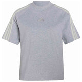 Camiseta De Manga Corta Adidas Kit 3 Stripes "Light Grey Heather / Off White"