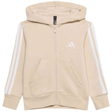 Sudadera Con Capucha Adidas Essentials Full Zip Hoodie "Crystal Linen / White"