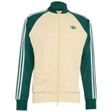 Chaqueta Adidas Sst Track Top "Warm Vanilla / Collegiate Green"