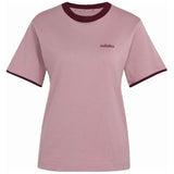 Camiseta De Manga Corta Adidas Seasonal Essentials Colorpop T-Shirt With Embroidered Graphic "Magic Mauve / Maroon"