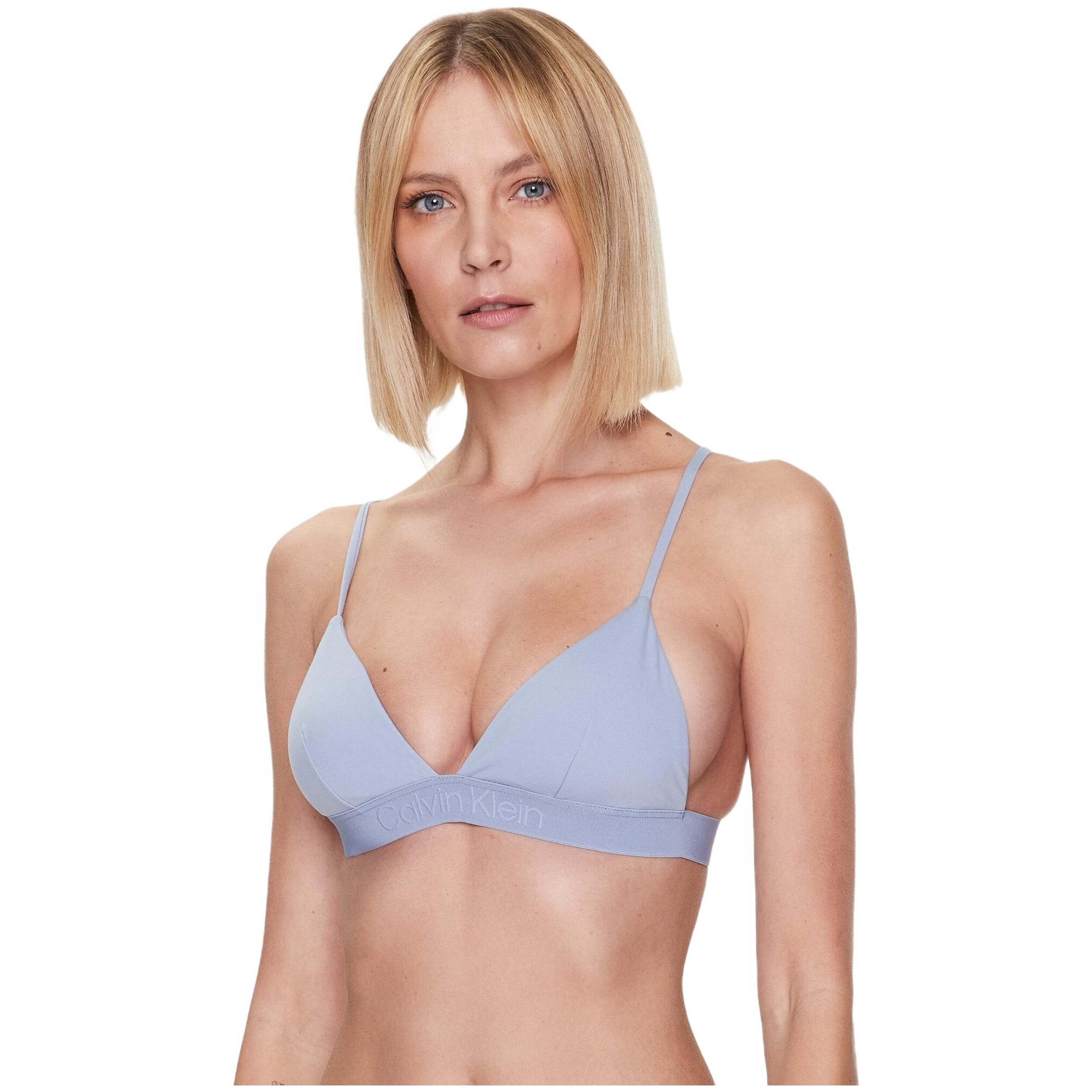Sujetador Calvin Klein Triangle Dbs Blue Chime