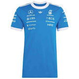 Camiseta De Manga Corta Adidas Mercedes Amg Petronas Formula 1 Team Blue Wonder Driver "Blue Bird / White"