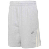 Pantalon Corto Adidas Kit 3-Stripes "Light Grey Heather / Off White"
