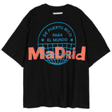 Camiseta De Manga Corta Adidas Madrid Heavyweight X Bad Bunny Tour Merch
