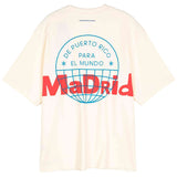 Camiseta De Manga Corta Adidas Madrid Heavyweight X Bad Bunny Tour Merch "Cream White"
