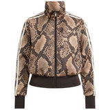 Chaqueta De Chandal Adidas Firebird Satin Snake Print "Linen / Magic Beige"