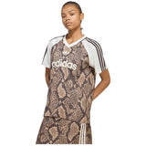 Jersey Adidas Snake Print Satin Jersey "Linen / Magic Beige"