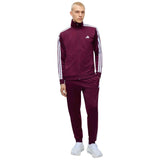 Chandals Adidas Essentials 3-Stripes Tricot "Team Maroon / White"
