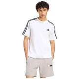 Camiseta De Manga Corta Adidas Essentials 3-Stripes Single Jersey Left Chest Branded T-Shirt