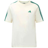Camiseta De Manga Corta Adidas Essentials "Ivory/Cgreen"