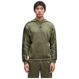Sudadera Con Capucha Adidas Essentials 3-Stripes "Olive Four / Schwarz"