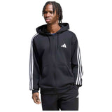 Sudadera Con Capucha Adidas Essentials 3-Stripes "Black / White"