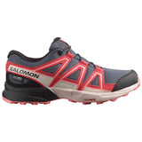 Zapatillas Salomon Zapatillas Salomon Speedcross Climasalomon Waterproof Gris Oscuro Rojo Infantil
