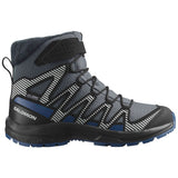 Zapatillas Salomon Botas Salomon Xa Pro V8 Winter Climasalomon Waterproof Gris Oscuro Azul Infantil
