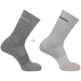 Salomon Evasion 2-Pack Light Gre Socks