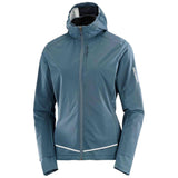 Chaqueta Salomon Chaqueta Con Capucha Salomon Light Shell Azul Pálido Mujer
