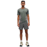 Camiseta De Manga Corta Salomon Sense Aero Graphic "Castor Gray/Pink"