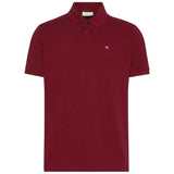 Polo De Manga Corta Calvin Klein Polo Calvin Klein Jeans Monogram Manga Corta Rojo Oscuro
