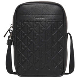 Bandolera Calvin Klein Emblem Aop Emboss Slim Reporter