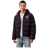 Chaqueta Calvin Klein Chaqueta Calvin Klein Jeans Nylon Monogram Puffer Negro Puro