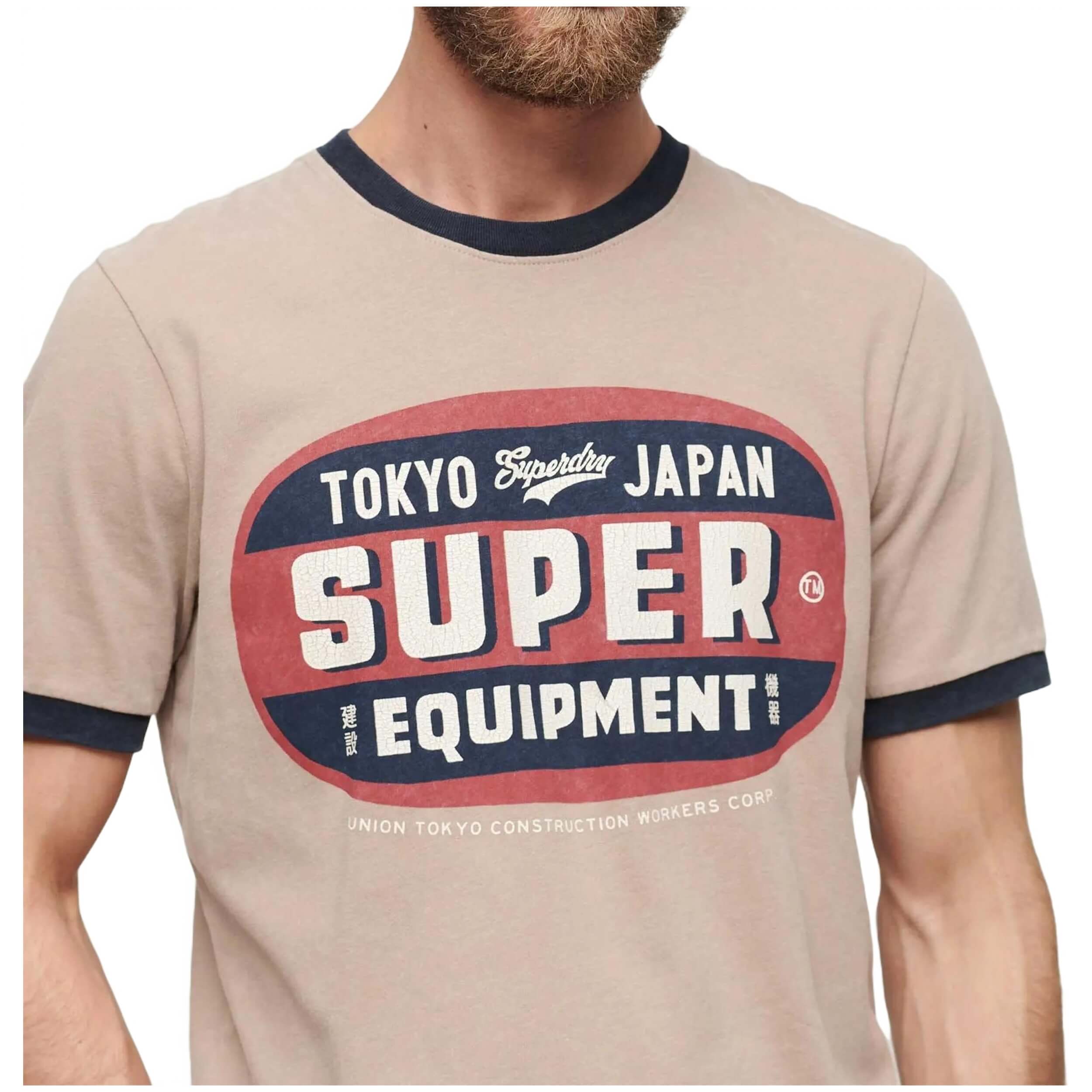 Camiseta De Manga Corta Superdry Ringer Workwear Graphic