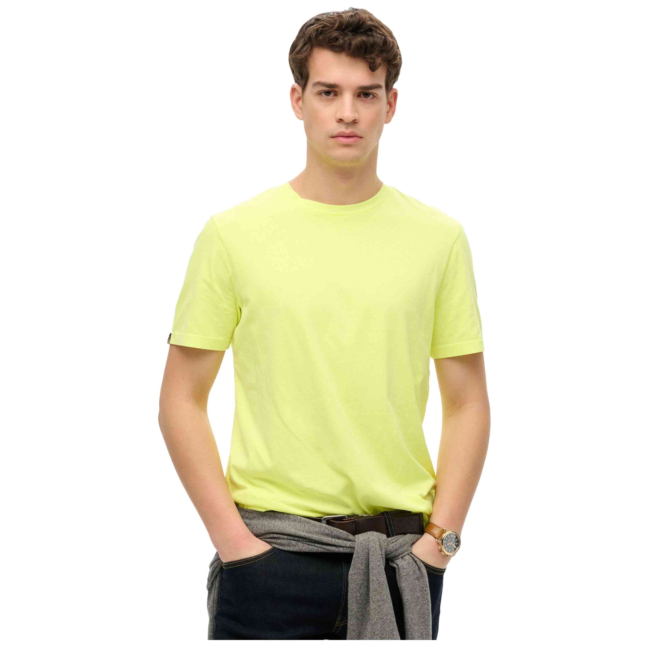 Camiseta De Manga Corta Superdry Essential "Amarillo"