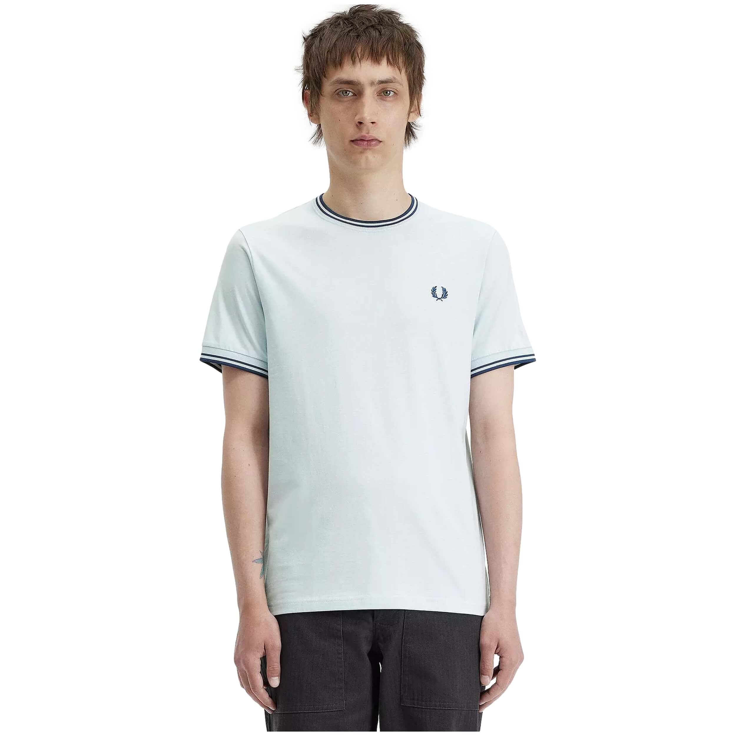 Camiseta De Manga Corta Fred Perry Twin Tipped T-Shirt