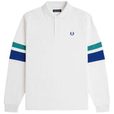 Polo De Manga Larga Fred Perry Fred Perry Tipped Sleeve Snow White