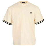 Camiseta De Manga Corta Fred Perry Bold Tipped "Ecru"
