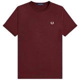 Camiseta De Manga Corta Fred Perry Fred Perry Ringer Garnet
