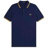 Polo De Manga Corta Fred Perry Twin Tipped "Azul"
